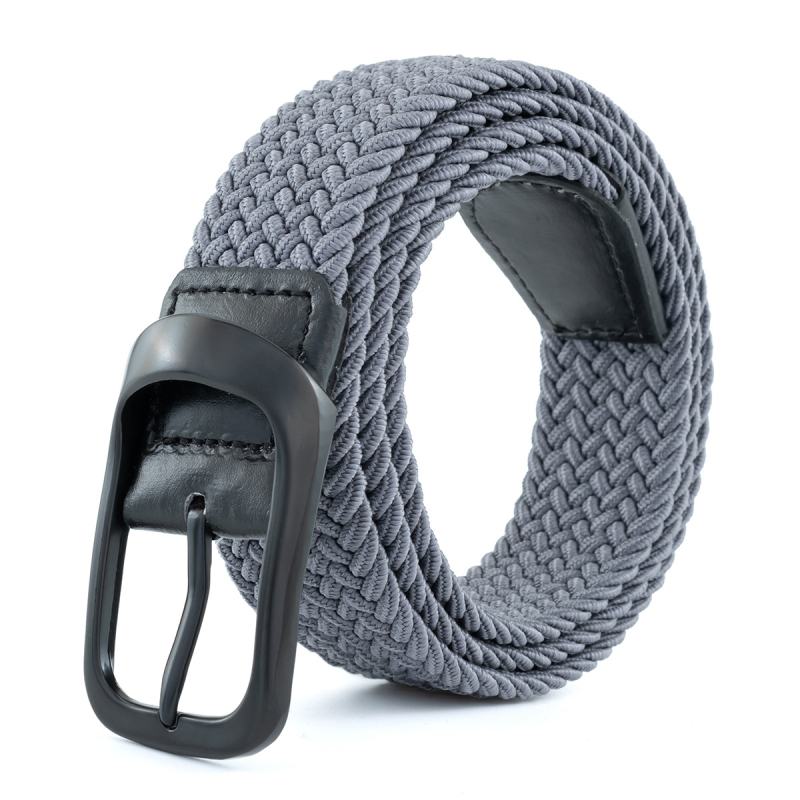 Több méretű férfi és női alkalmi, minden mérkőzésre alkalmas, rugalmas fonott öv tűcsattal, sportdivatos golföv