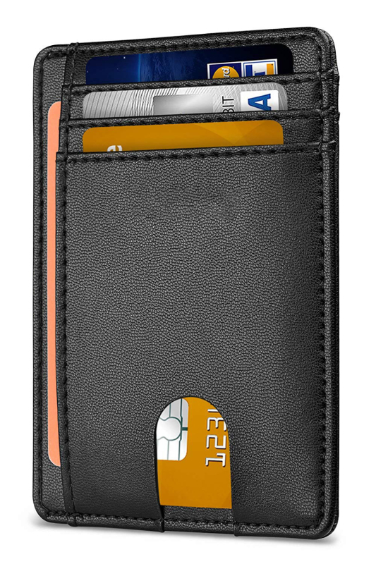 Piiriülene kaardikott väliskaubandusele meestele RFID vargusvastane hari Euroopa ja Ameerika kaardikott meestele Amazoni kaardikomplekt õhusildiauguga