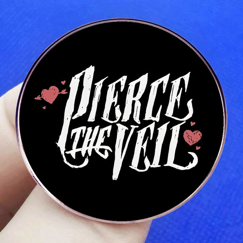 Pierce The Veil Pierce Fátyol Bross Rockzenekar Kitűző Jelvény Fémötvözet Jelvény