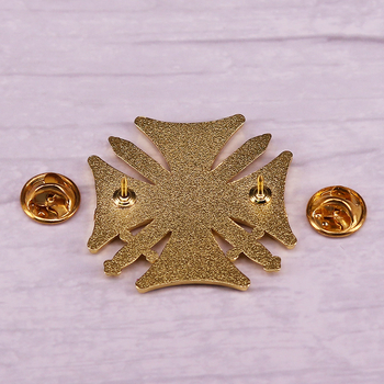 Kaukázusi kereszt bross orosz zöld jelvény