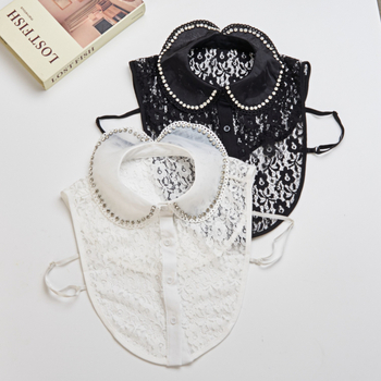 Πουλόβερ με λαιμόκοψη και στρας, χαριτωμένο, ασορτί, κομψό και γοητευτικό σχέδιο, υψηλής ποιότητας, με ψεύτικο γιακά, σε απόθεμα