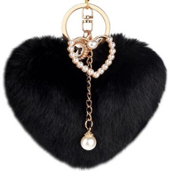 Διασυνοριακό Φθινόπωρο και Χειμώνας Αγάπη Γούνινη Μπάλα Μαργαριταριών Μπρελόκ Αξεσουάρ Αυτοκινήτου Ροδάκινο Καρδιά Τσάντα Κρεμαστό Λούτρινο Κρεμαστό Μικρά Δώρα