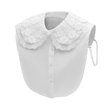 Υδατοδιαλυτό κέντημα ψεύτικο κολάρο εργοστάσιο υψηλής ποιότητας γυναικεία ρούχα ευέλικτη μόδα