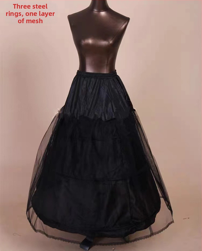 Rūpnīcas tiešā svārki līgavas kāzu kleitai grīdas svārki ārējā tirdzniecība trīs vai četri vai seši apļi elastīga jostas siksna kaula kāzu kleita apakšsvārki