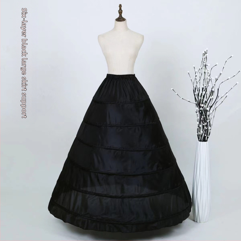 Rūpnīcas tiešā svārki līgavas kāzu kleitai grīdas svārki ārējā tirdzniecība trīs vai četri vai seši apļi elastīga jostas siksna kaula kāzu kleita apakšsvārki