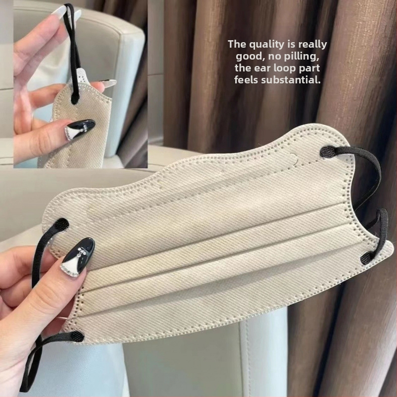 Медицинска маска Morandi Color за еднократна употреба, медицинска хирургия, 3D пеперуда, вълна, V, ъгъл на очите, женски, висока цветна стойност