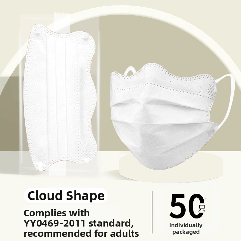 Morandi Color medicinska maska za jednokratnu upotrebu, medicinska kirurgija, 3D leptir val V lice, kut oka, ženska, visoka vrijednost boje