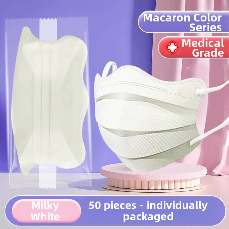 Morandi Color medicinska maska za jednokratnu upotrebu, medicinska kirurgija, 3D leptir val V lice, kut oka, ženska, visoka vrijednost boje