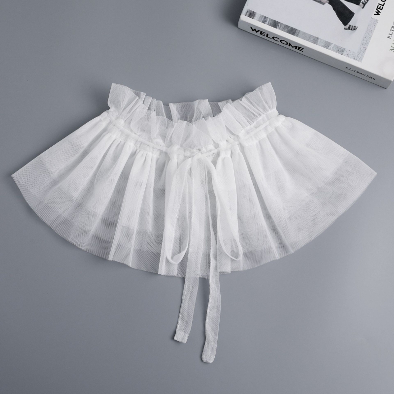 Új, határokon átnyúló, népszerű, palota mintás fodros gallérral díszített nyakdíszek, hálós csipke, műgallér, színpaddekoráció, puffos gallér kiegészítők