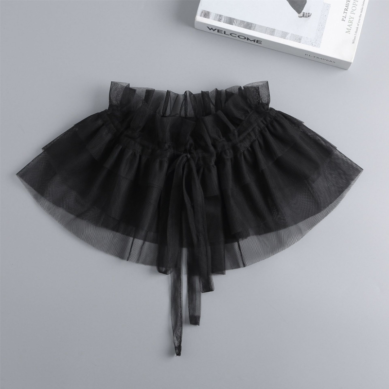 Új, határokon átnyúló, népszerű, palota mintás fodros gallérral díszített nyakdíszek, hálós csipke, műgallér, színpaddekoráció, puffos gallér kiegészítők