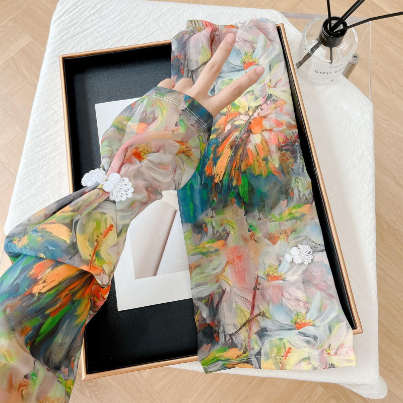 Napvédő kézvédő karvédő női nyári jég selyem napvédő hüvelyek kültéri vezetés kerékpározás jégvédő hüvelyek divatos minden mérkőzésre alkalmas hüvelyek