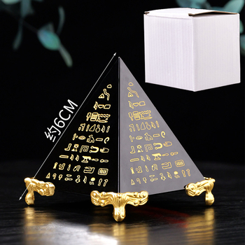 Διασυνοριακή Πυραμίδα Οψιδιανού από Γραφές Αρχαία Αιγυπτιακή Κρυστάλλινη Πυραμίδα Πύργος Ενέργειας Διαλογισμού Στολίδια Διακόσμησης Σπιτιού