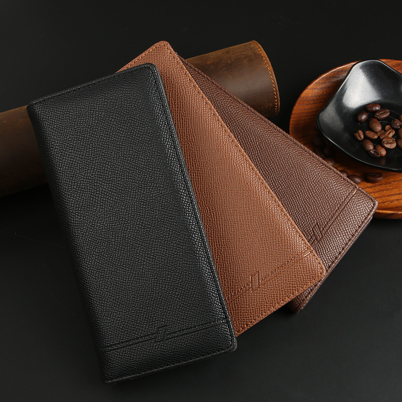Novi novčanik Muški dugi novčanik Moderan jednostavan mladenački višekapacitetni mekani novčanik Poslovna torba za odijelo