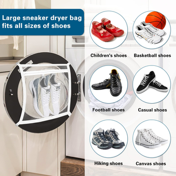 Sportbačių džiovyklės batų skalbimo maišelis, skalbimo mašina, batai, fiksuotas apsauginis maišelis nuo dilimo, batų skalbimo tinklas, drabužių skalbimo maišelis