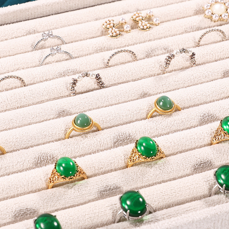 Flanel gyűrű, kiállító tányér, fülbevaló tálca, gyűrűtároló tányér, ékszerpult, dísztányér, ékszerkiállító kellékek