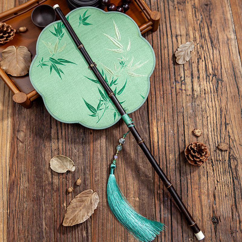 Vöölehvik, pika käepidemega rullitav, iidse stiiliga naissoost haldjavaim, suvel lahe ja vastupidav, klassikaline Hani dünastia cheongsami tantsulehvik