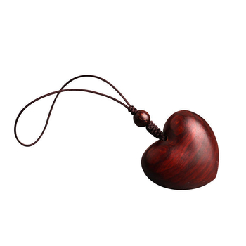 Σανταλόξυλο μικρή αγάπη αλυσίδα κινητού τηλεφώνου μπρελόκ αυτοκινήτου για να στείλετε στη φίλη ζευγάρι δημιουργικό μικρό δώρο μενταγιόν κλειδιού μενταγιόν