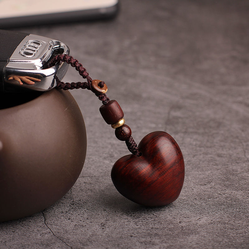 Szantálfa kis szerelmes mobiltelefon lánc medál autó kulcstartó barátnő párnak kreatív kis ajándék kulcstartó medál