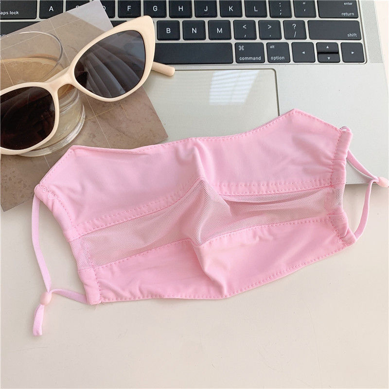 Päikesekaitsemask naistele UV-kindel võrgust hingav suvine õhuke silmanurgast 3D kolmemõõtmeline tolmukindel näokate mask