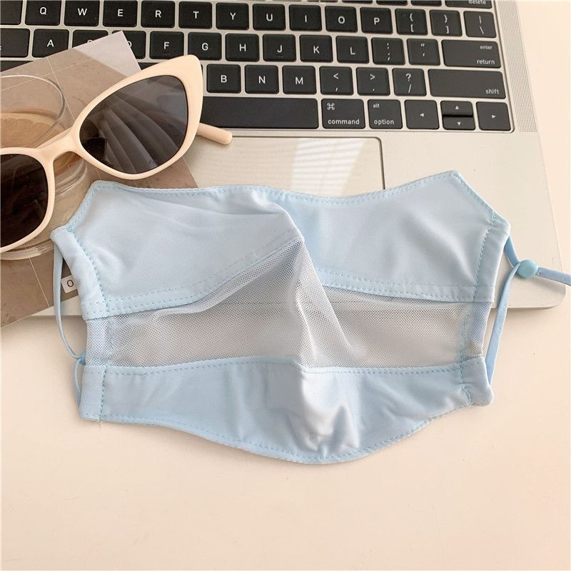 Päikesekaitsemask naistele UV-kindel võrgust hingav suvine õhuke silmanurgast 3D kolmemõõtmeline tolmukindel näokate mask