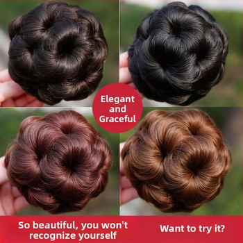 Üheksa lille, viievärviline juukserõngas, pallipea, lilleline juuksekott, kinnitusklamber, juukseklamber, võltsjuuste lokirõngas, laos, hulgimüügis