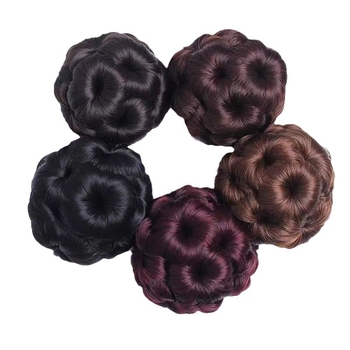 Üheksa lille, viievärviline juukserõngas, pallipea, lilleline juuksekott, kinnitusklamber, juukseklamber, võltsjuuste lokirõngas, laos, hulgimüügis