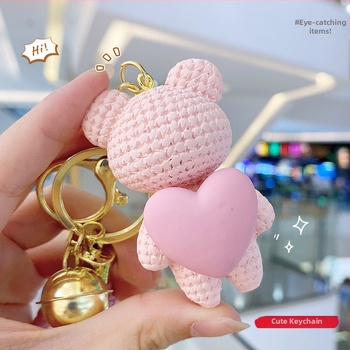 Δημιουργική Αγάπη Αρκούδα Μπρελόκ Ρητίνη Ζευγάρι Κούκλα Σχολική Τσάντα Μπρελόκ Κρεμαστό Αυτοκίνητο Μικρό Δώρο Χονδρικής