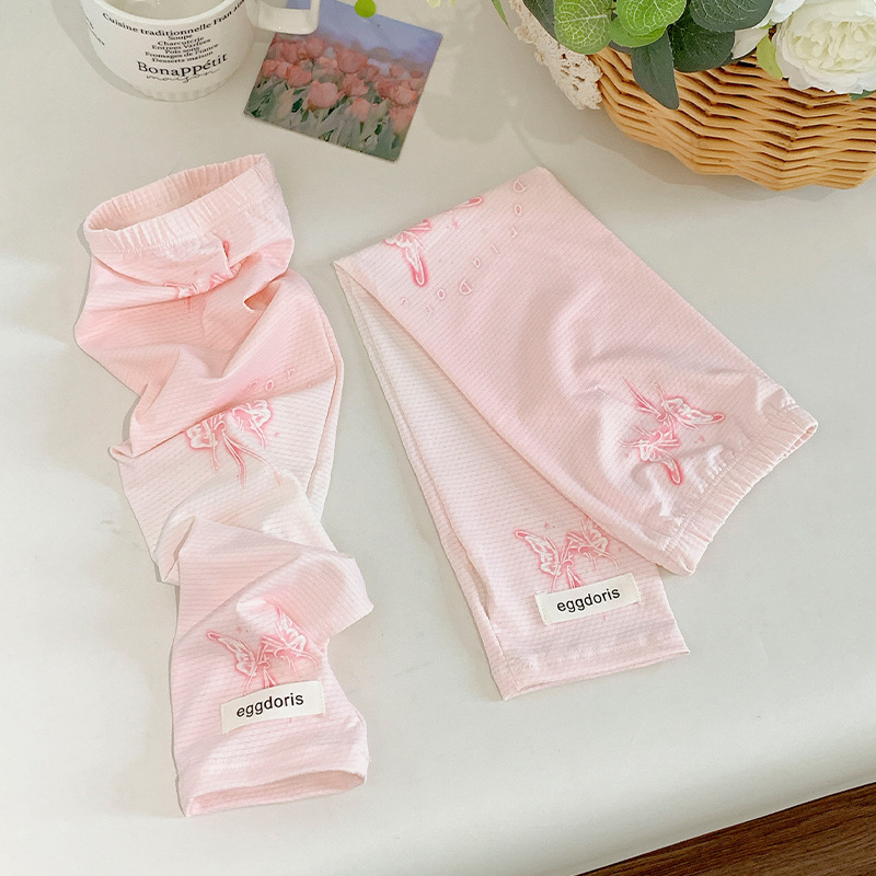 2024 új napvédő hüvelyek női ultraibolya sugárzás elleni karvédelem jég selyem aranyos napellenző pillangó jég hüvely nagykereskedelmi gyár