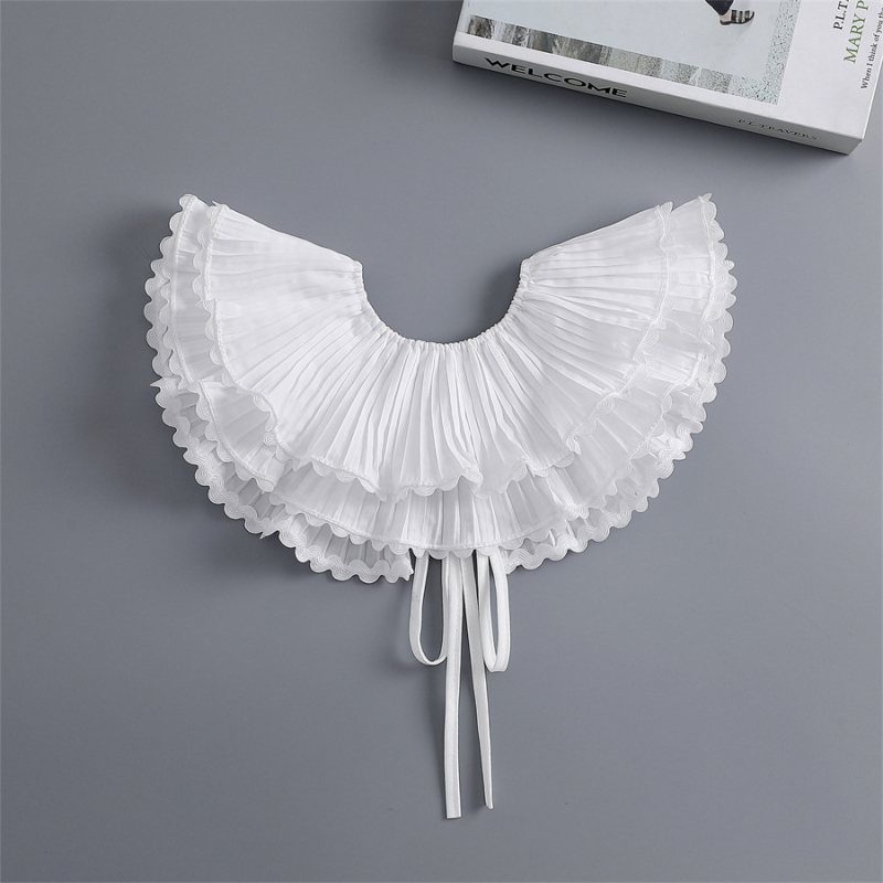 Francia álomszerű elegáns, elegáns fehér organza masnival díszített, kis kendős, felhővállú ruha