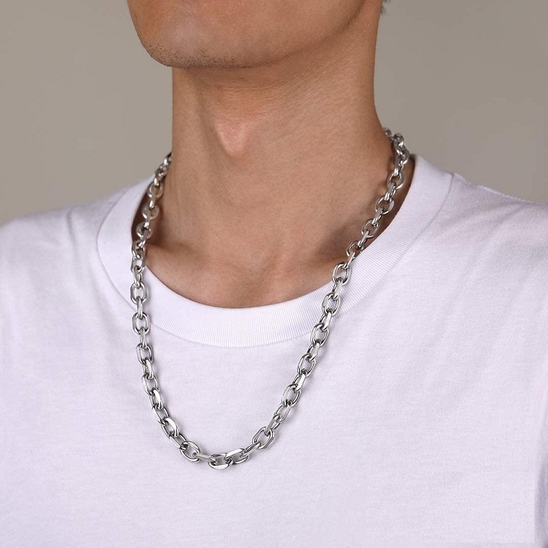 Személyre szabott, uralkodó rozsdamentes acél kubai lánc elemmel ellátott, divatos férfi insects, női, könnyű, luxus, elegáns, sárkánycsontból készült, európai és amerikai, határokon átnyúló lánc