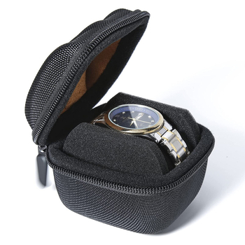 ΠΗΓΗ κατασκευαστής τσάντα αποθήκευσης ρολογιών EVA σε απόθεμα φορητή βάση μαλακό μαξιλάρι κουτί ρολογιών ανθεκτικό σε κραδασμούς κουτί αποθήκευσης ρολογιών