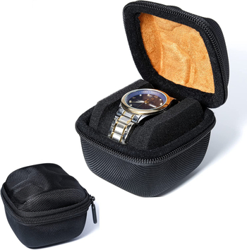 ΠΗΓΗ κατασκευαστής τσάντα αποθήκευσης ρολογιών EVA σε απόθεμα φορητή βάση μαλακό μαξιλάρι κουτί ρολογιών ανθεκτικό σε κραδασμούς κουτί αποθήκευσης ρολογιών