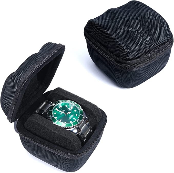 ΠΗΓΗ κατασκευαστής τσάντα αποθήκευσης ρολογιών EVA σε απόθεμα φορητή βάση μαλακό μαξιλάρι κουτί ρολογιών ανθεκτικό σε κραδασμούς κουτί αποθήκευσης ρολογιών
