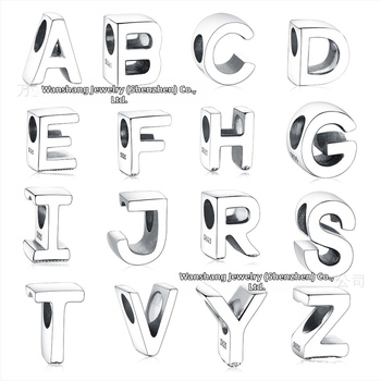 925 hõbedast 26 tähega isetehtud helmed nöörist kaunistushelmed iseloomulikud käevõru käevõru kaelakee tähed aksessuaarid