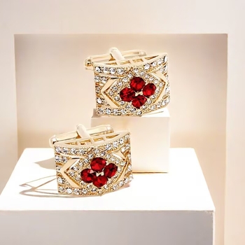 Besplatna dostava na zalihi, generacija novih pravokutnih manžeta s cirkonima, vanjske trgovine, vruće muške francuske manžete za košulju