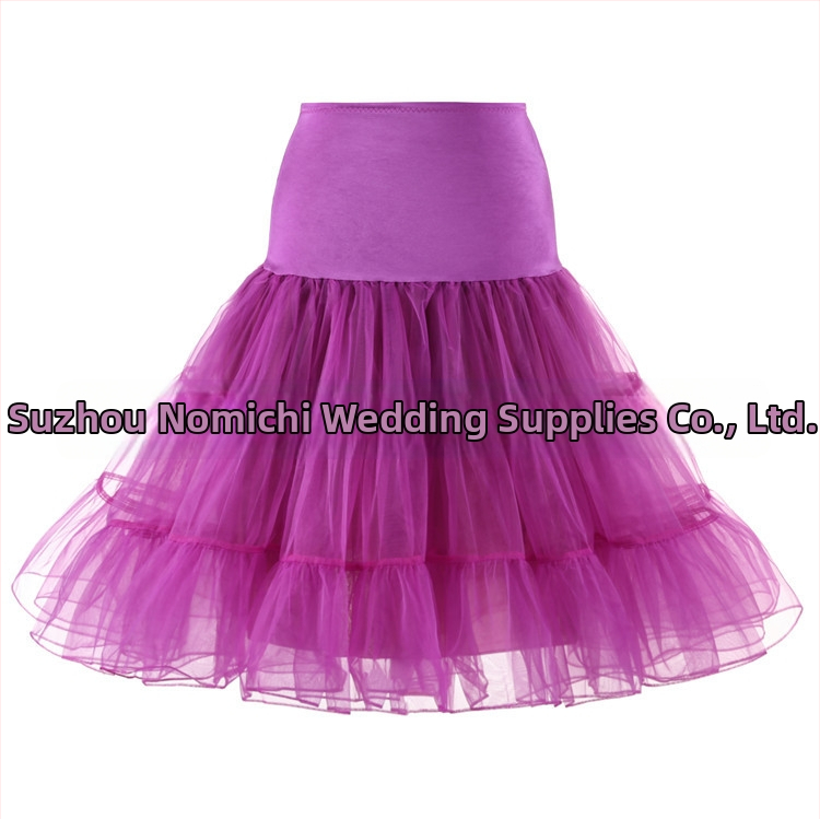 Prekogranična opskrba retro mrežaste tutu suknje bez kostiju za vjenčanje, užurbana Aliexpress, nasilna šarena tutu suknja s podsuknjom