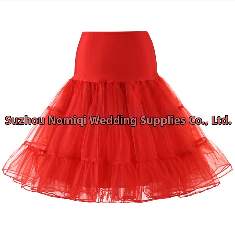 Prekogranična opskrba retro mrežaste tutu suknje bez kostiju za vjenčanje, užurbana Aliexpress, nasilna šarena tutu suknja s podsuknjom