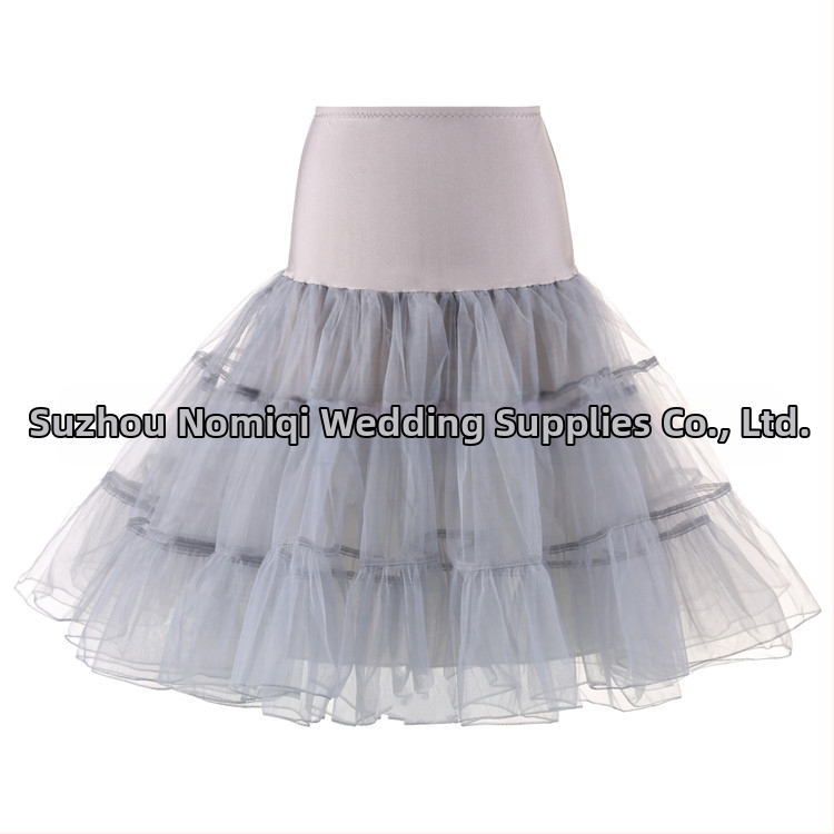 Prekogranična opskrba retro mrežaste tutu suknje bez kostiju za vjenčanje, užurbana Aliexpress, nasilna šarena tutu suknja s podsuknjom