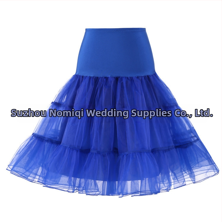 Prekogranična opskrba retro mrežaste tutu suknje bez kostiju za vjenčanje, užurbana Aliexpress, nasilna šarena tutu suknja s podsuknjom