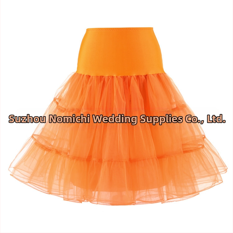 Prekogranična opskrba retro mrežaste tutu suknje bez kostiju za vjenčanje, užurbana Aliexpress, nasilna šarena tutu suknja s podsuknjom