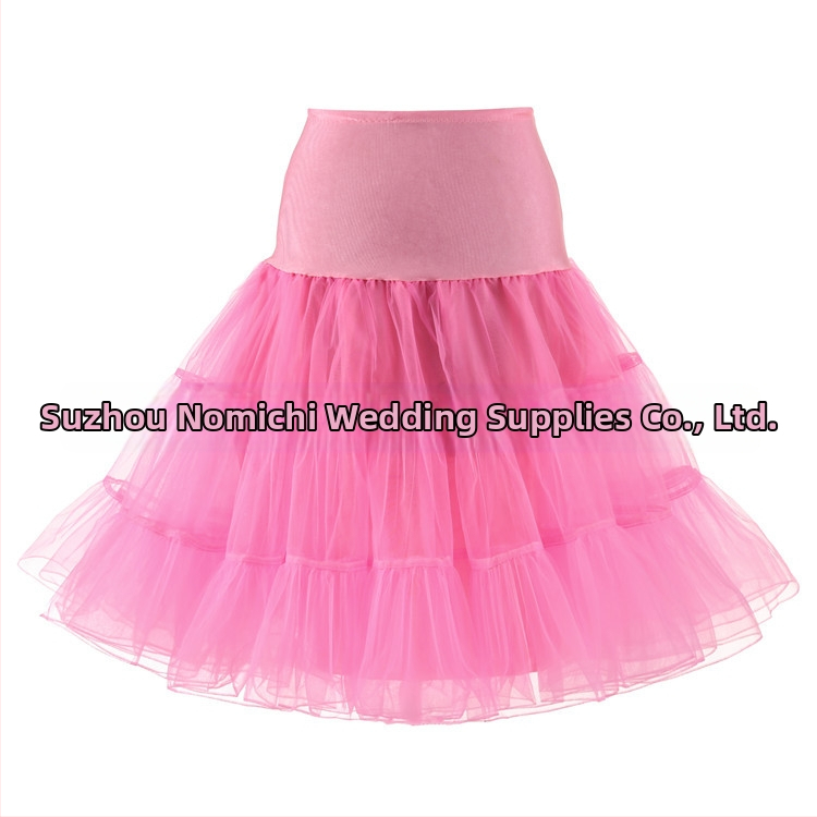 Prekogranična opskrba retro mrežaste tutu suknje bez kostiju za vjenčanje, užurbana Aliexpress, nasilna šarena tutu suknja s podsuknjom