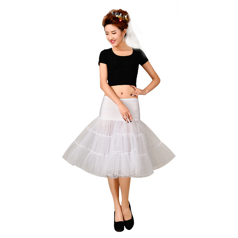 Tarpvalstybinis retro stiliaus vestuvinių sijonų be kaulų tiekimas iš „Aliexpress“ – spalvingas apatinis sijonas su sijonu be kaulų.