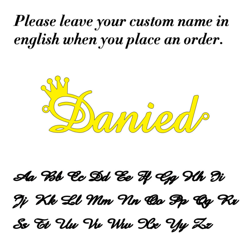 Egyedi névvel ellátott női nyaklánc, személyre szabott kurzív betűs medál rozsdamentes acélból, barkács ékszer, férfi kulcscsont lánc