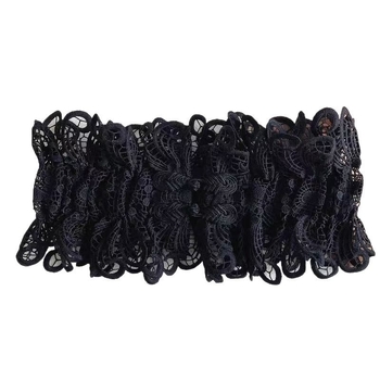 Női nyári divatos vintage niche csipke derékvédő dekoratív, mindenhez illő ruha, elegáns öv, luxus öv