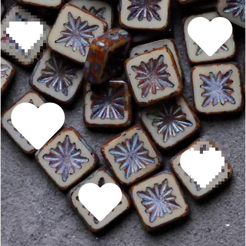 11 cseh gyöngy 31 színű négyzet alakú antik gyöngy üveggyöngyök üveggyöngyök kézzel készített ékszerek kiegészítők anyagok