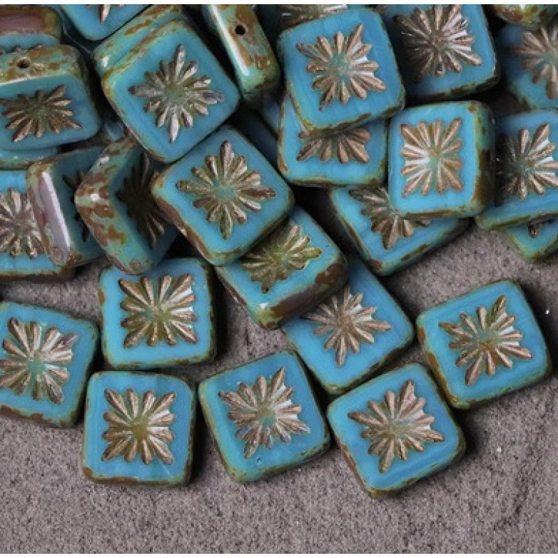 11 cseh gyöngy 31 színű négyzet alakú antik gyöngy üveggyöngyök üveggyöngyök kézzel készített ékszerek kiegészítők anyagok