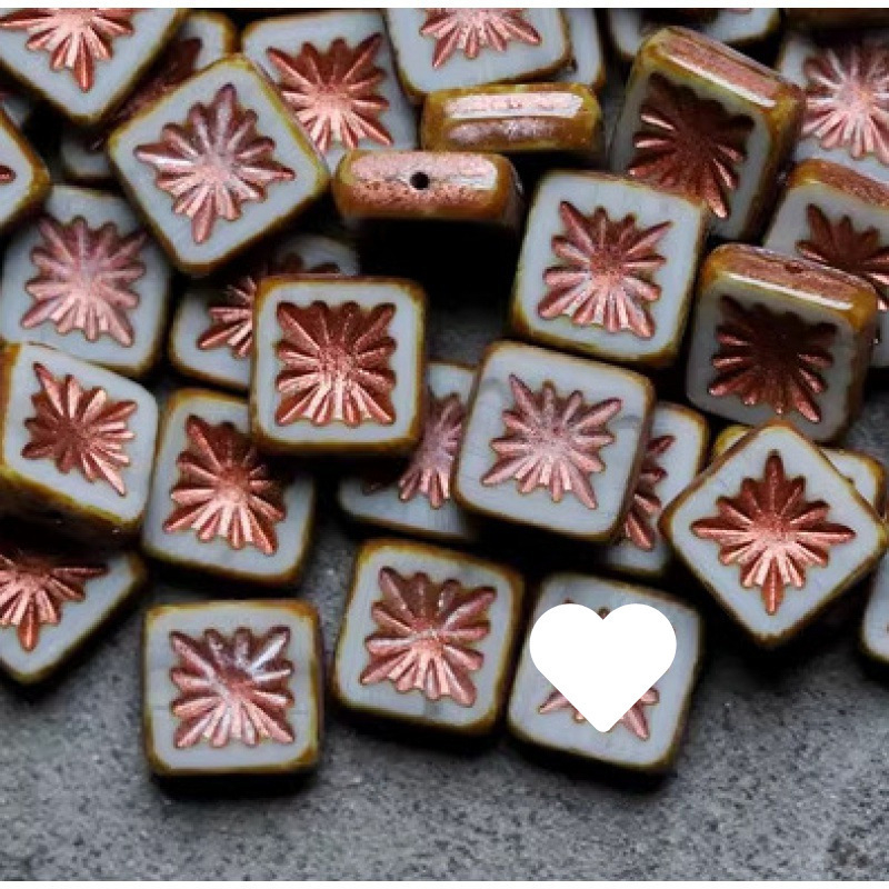 11 cseh gyöngy 31 színű négyzet alakú antik gyöngy üveggyöngyök üveggyöngyök kézzel készített ékszerek kiegészítők anyagok