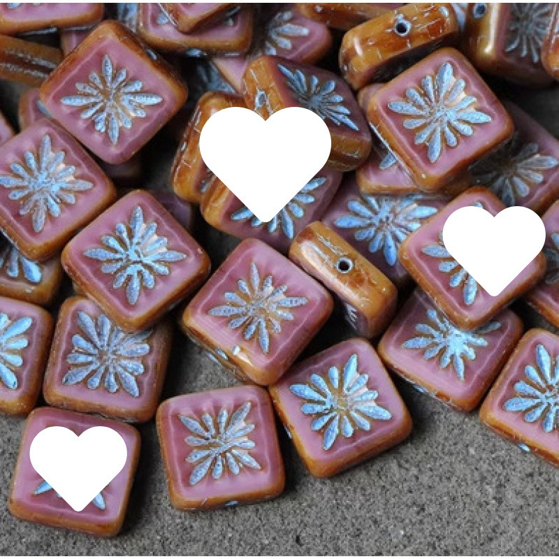 11 cseh gyöngy 31 színű négyzet alakú antik gyöngy üveggyöngyök üveggyöngyök kézzel készített ékszerek kiegészítők anyagok