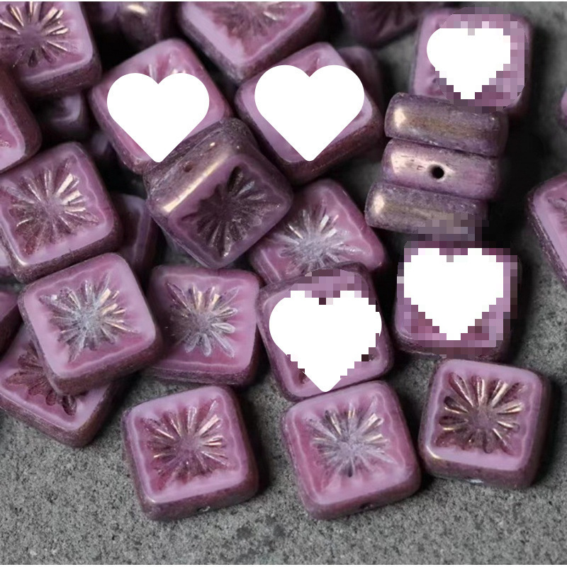 11 cseh gyöngy 31 színű négyzet alakú antik gyöngy üveggyöngyök üveggyöngyök kézzel készített ékszerek kiegészítők anyagok