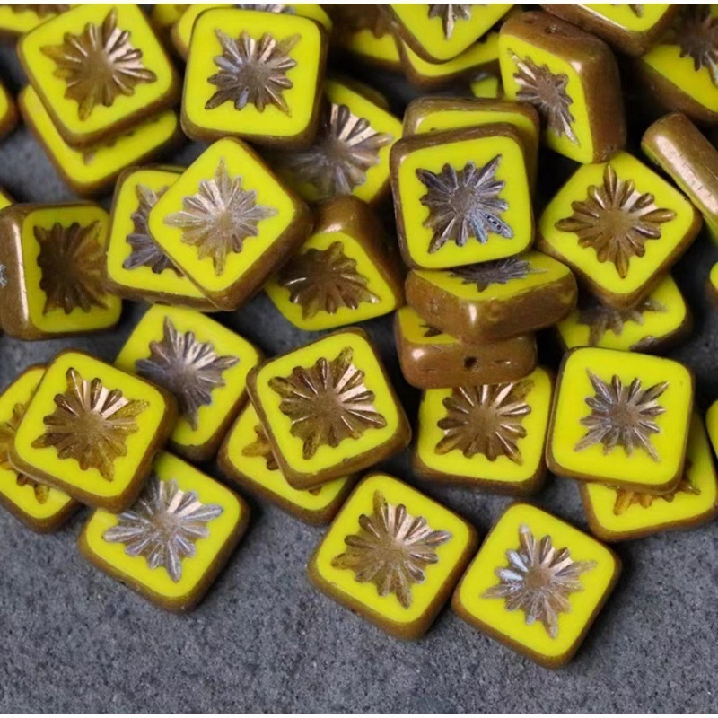 11 cseh gyöngy 31 színű négyzet alakú antik gyöngy üveggyöngyök üveggyöngyök kézzel készített ékszerek kiegészítők anyagok